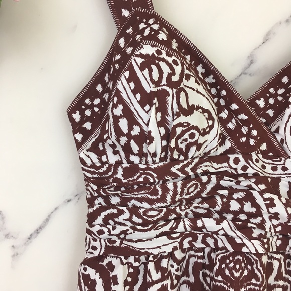 🍂SOLD Boston Proper 100% Silk Paisley Print Dress - Picture 3 of 8